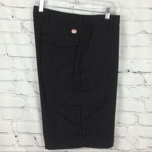 Red Kap Shorts Men’s Size 32 Black (2 Pair) Workwear Cargo Snap Pockets Outdoor